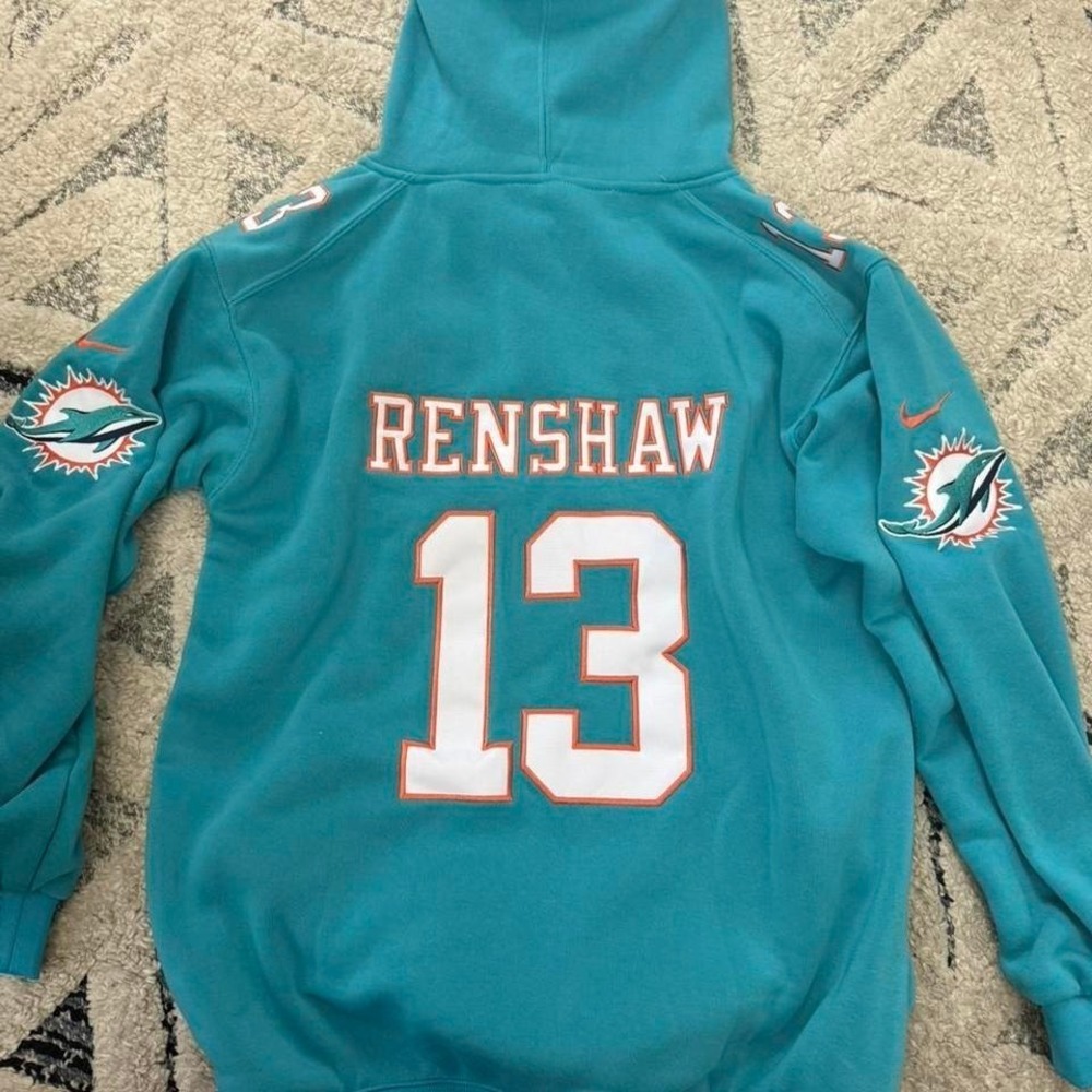 Miami Dolphins blue‎ hoodie #NFL #dolphins #sportswear Large